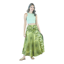 Load image into Gallery viewer, Acacia Mandala Women's Bohemian Skirt in Green SK0033 020305 02
