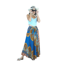 Load image into Gallery viewer, Maiden Mandala Women&#39;s Bohemian Skirt in Bright Navy SK0033 020306 02