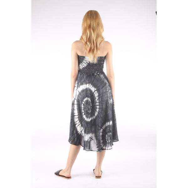 Tie Dye Women's Bohemian Skirt in Black SK0033 020244 01