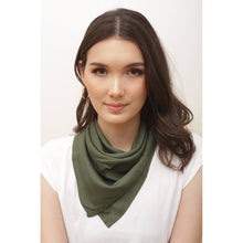 Load image into Gallery viewer, Solid color Bandana Tube Tops in Olive AC0015 020000 13