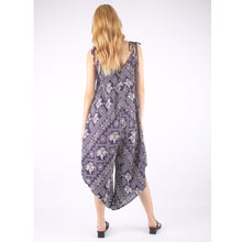 Load image into Gallery viewer, African Elephant Women&#39;s Jumpsuit in Purple JP0042 020004 02