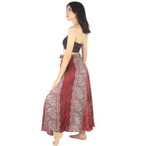 Clock Nut Women's Bohemian Skirt in Red SK0033 020067 06
