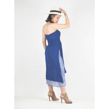 Load image into Gallery viewer, Solid Color Women&#39;s Dresses in Bright Navy DR0439 060000 07