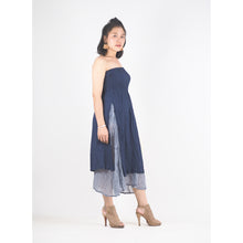 Load image into Gallery viewer, Solid Color Women&#39;s Dresses in Navy Blue DR0439 060000 08