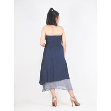 Load image into Gallery viewer, Solid Color Women&#39;s Dresses in Navy Blue DR0439 060000 08
