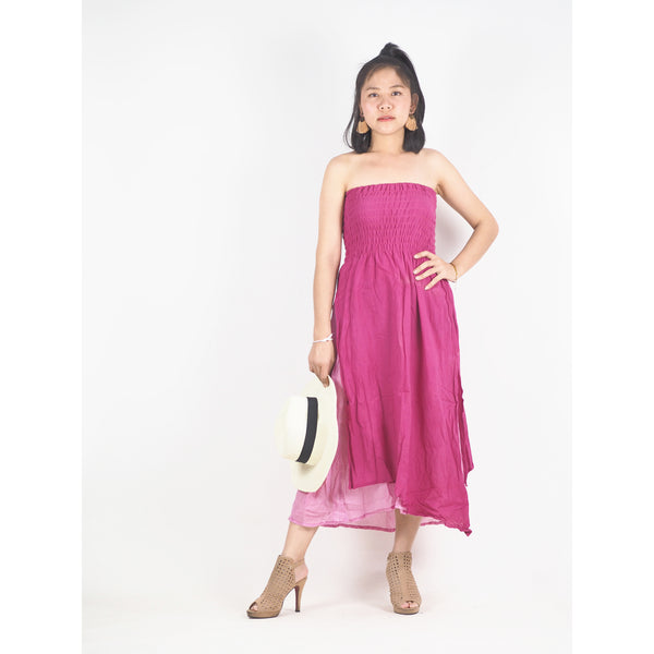 Solid Color Women's Dresses in Pink DR0439 060000 15