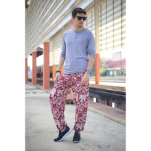 Load image into Gallery viewer, Buddha Elephant 9 men/women harem pants in Red PP0004 020009 06