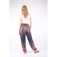 Load image into Gallery viewer, Floral Royal 10 women harem pants in Navy PP0004 020010 08