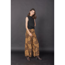 Load image into Gallery viewer, Flowers Women&#39;s Palazzo Pants in Brown PP0304 020143 01