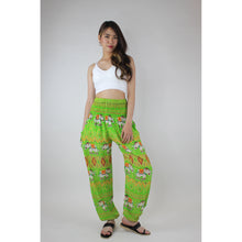 Load image into Gallery viewer, Oriental Elephant Women&#39;s Harem Pants in Green PP0004 020234 03