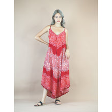 Load image into Gallery viewer, Peonies Mandala Women&#39;s Jumpsuit in Red JP0069 020308 01