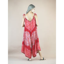 Load image into Gallery viewer, Peonies Mandala Women&#39;s Jumpsuit in Red JP0069 020308 01
