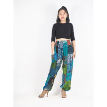 Load image into Gallery viewer, Patchwork Unisex Harem Pants in Green PP0004 028000 20