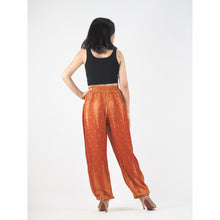 Load image into Gallery viewer, Peacock Feather Dream 15 women harem pants in Orange PP0004 020015 03
