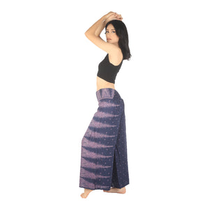 Peacock Feather Dream Women Palazzo Pants in Navy PP0076 020015 07