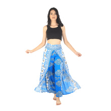 Load image into Gallery viewer, Flower chain Women Palazzo Pants in Light Blue PP0076 020167 03