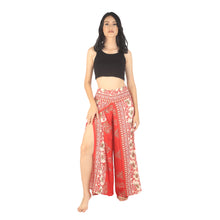 Load image into Gallery viewer, Flower chain Women Palazzo Pants in Bright Red PP0076 020167 04