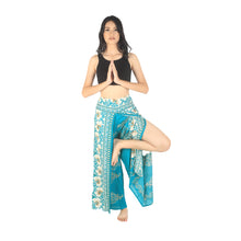 Load image into Gallery viewer, Flower chain Women Palazzo Pants in Green PP0076 020167 07