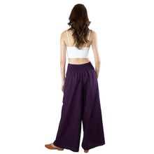 Load image into Gallery viewer, Solid Color Cotton Palazzo Pants in Purple PP0076 010000 06