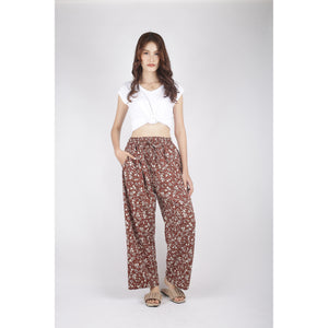 Daisy Unisex Lounge Drawstring Pants in Brown PP0216 130002 01