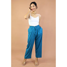 Load image into Gallery viewer, Solid Color Unisex Lounge Drawstring Pants in Ocean Blue PP0216 130000 05
