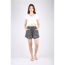 Load image into Gallery viewer, Daisy Women&#39;s Drawstring Short Pants in Black PP0315 130001 01