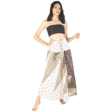 Load image into Gallery viewer, Peacock Women&#39;s Bohemian Skirt in White SK0033 020008 07