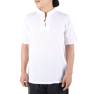 Solid Color Men's T-Shirt in White SH0172 010000 04