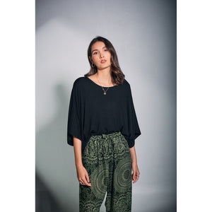 Solid Color Women's T-Shirt in Black SH0184 070000 10