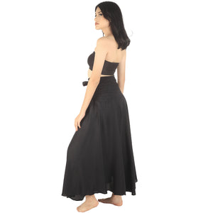 Solid Color Women's Bohemian Skirt in Black SK0033 020000 10