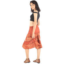 Load image into Gallery viewer, Floral Classic Women Mini Skirts in Orange SK0061 020098 04