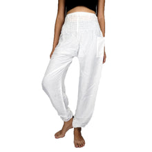 Load image into Gallery viewer, Solid color women harem pants in White PP0004 020000 04