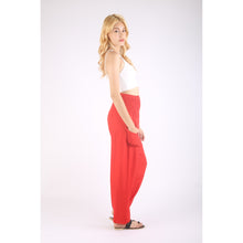 Load image into Gallery viewer, Solid color women harem pants in Bright Red PP0004 020000 12
