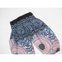 Load image into Gallery viewer, Princess Mandala Unisex Kid Harem Pants in White PP0004 020030 06