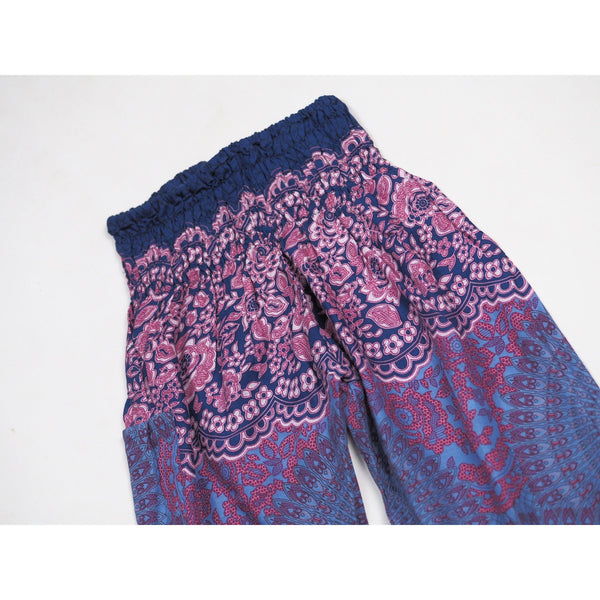 Princess Mandala Unisex Kid Harem Pants in Purple PP0004 020030 05