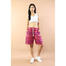 Load image into Gallery viewer, Wooven Women&#39;s Shorts drawstring Pants in Pink PP0139 040000 22