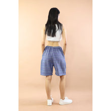 Load image into Gallery viewer, Wooven Women&#39;s Shorts drawstring Pants in Navy PP0330 040000 03
