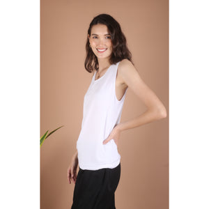 Solid Color Women's T-Shirt in White SH0205 010000 04