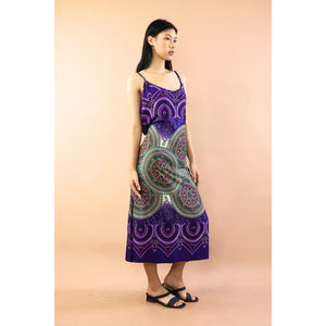 Blossom Burst Women's Dresses in Purple DR0398 020121 05