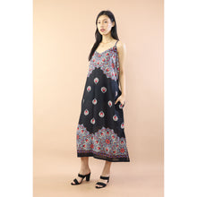 Load image into Gallery viewer, Mandala Flower Women&#39;s Dresses in Black DR0398 020262 03
