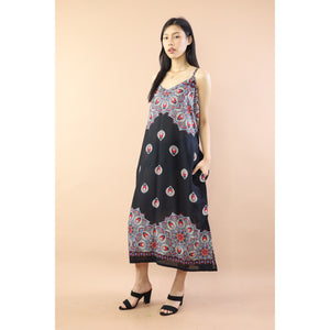 Mandala Flower Women's Dresses in Black DR0398 020262 03