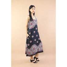 Load image into Gallery viewer, Mandala Flower Women&#39;s Dresses in Black DR0398 020262 03
