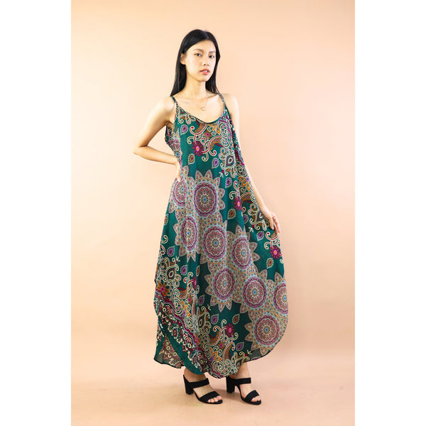 Princess Floral Garden Women's Dresses in Green DR0438 020336 02