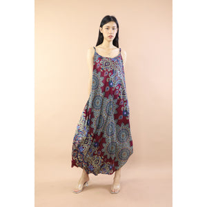 Princess Floral Garden Women's Dresses in Burgundy DR0438 020336 03