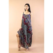 Load image into Gallery viewer, Princess Floral Garden Women&#39;s Dresses in Burgundy DR0438 020336 03