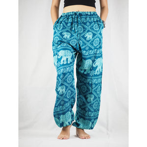Elephant classic Unisex Drawstring Genie Pants in Ocean Blue PP0110 020029 06