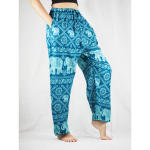 Elephant classic Unisex Drawstring Genie Pants in Ocean Blue PP0110 020029 06