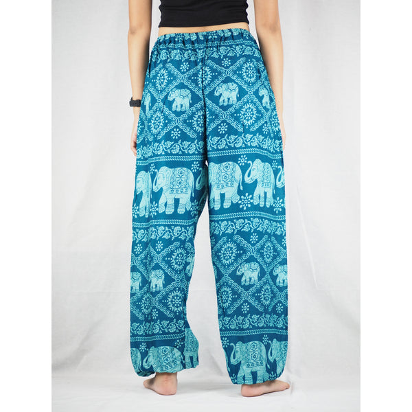 Elephant classic Unisex Drawstring Genie Pants in Ocean Blue PP0110 020029 06