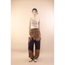 Load image into Gallery viewer, Deep Tone Andala Flower Women Harem Pants In Brown PP0004 020376 04