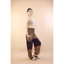Load image into Gallery viewer, Deep Tone Andala Flower Women Harem Pants In Brown PP0004 020376 04